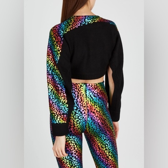 THREADS OF PRVLG
Black Leopard-print Cashmere Jumper - Picture 6 of 13